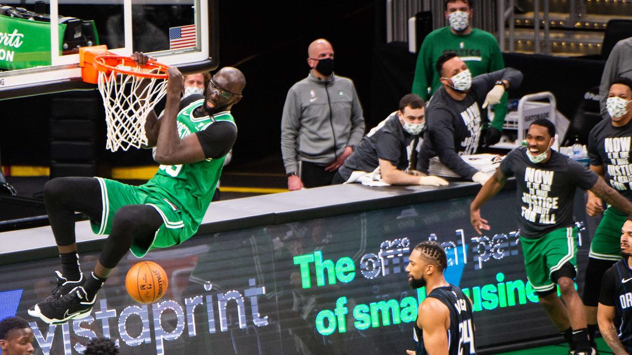 Tacko Fall sent his teammates wild.