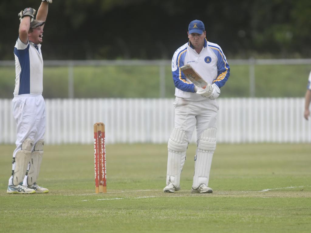 Action in NCCC Premier League between Harwood and Sawtell at Harwood Oval. Photos: Adam Hourigan