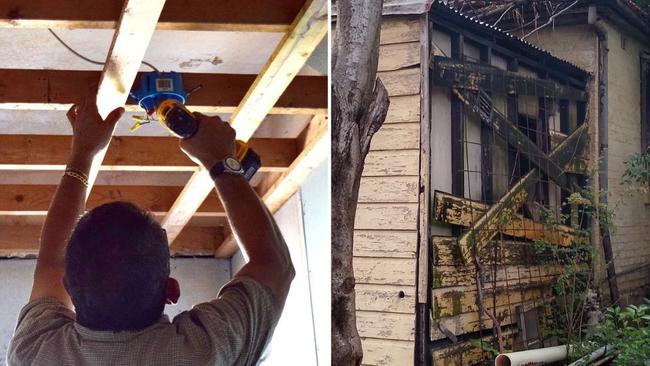 Artwork, dodgy tradies exposed. NSW real estate.