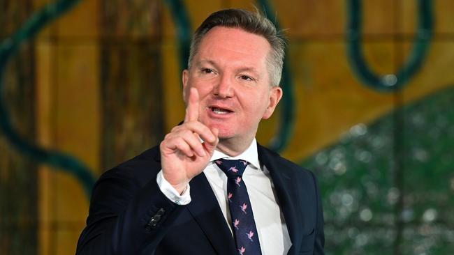 Energy Minister Chris Bowen. Picture: Lukas Coch/AAP Image