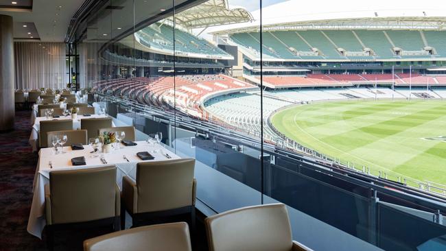 The new Five Regions Restaurant at Adelaide Oval. Picture: Supplied