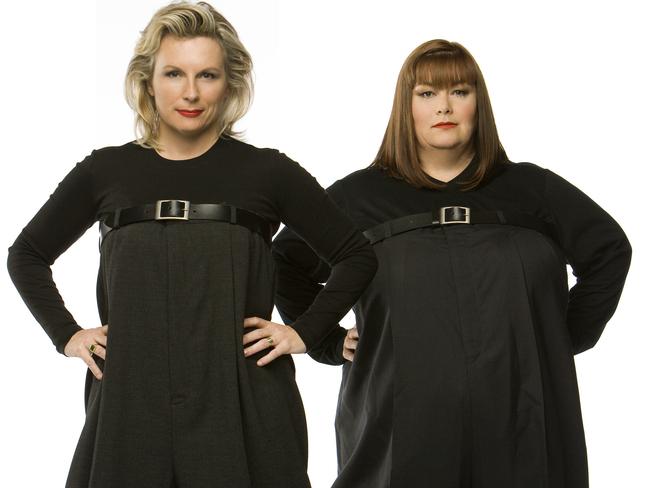Dawn French (right) bet Jennifer Saunders she’d never write the Ab Fab movie.