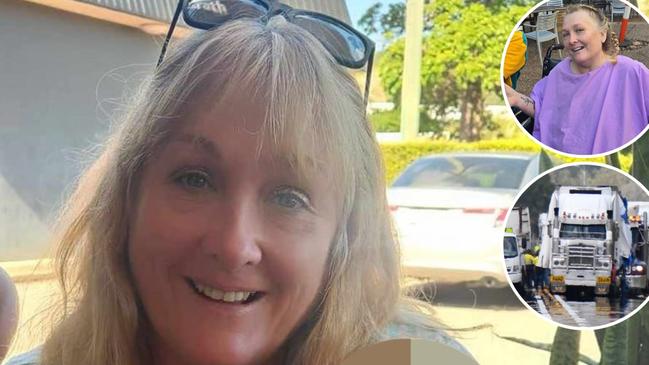 Evelyn Dobbins, right, remains in Townsville University Hospital after she was critically injured in the shocking accident involving two trucks at Helens Hill south of Ingham in the early hours of August 8. Picture: Supplied