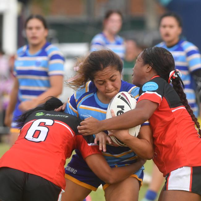 Women's game between Kirwan High and St Margaret Mary's College at Kirwan High. Picture: Evan Morgan