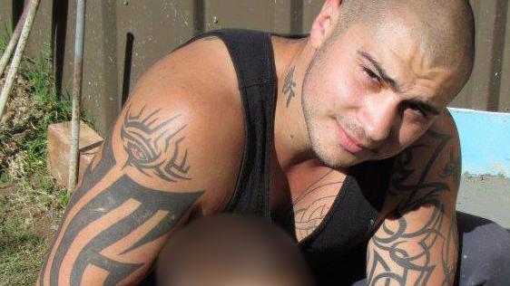 Dario Palmieri, 37 from Tea Tree Gully, was arrested when STAR Group officers attended his mother's home and allegedly uncovered drugs on the dining room table. Picture: Facebook.