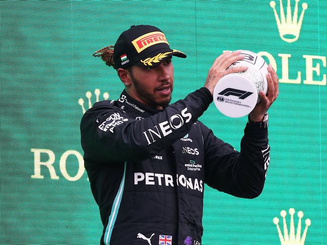 Lewis Hamilton was fatigued after running third in the Hungarian Grand Prix. Picture: Getty Images