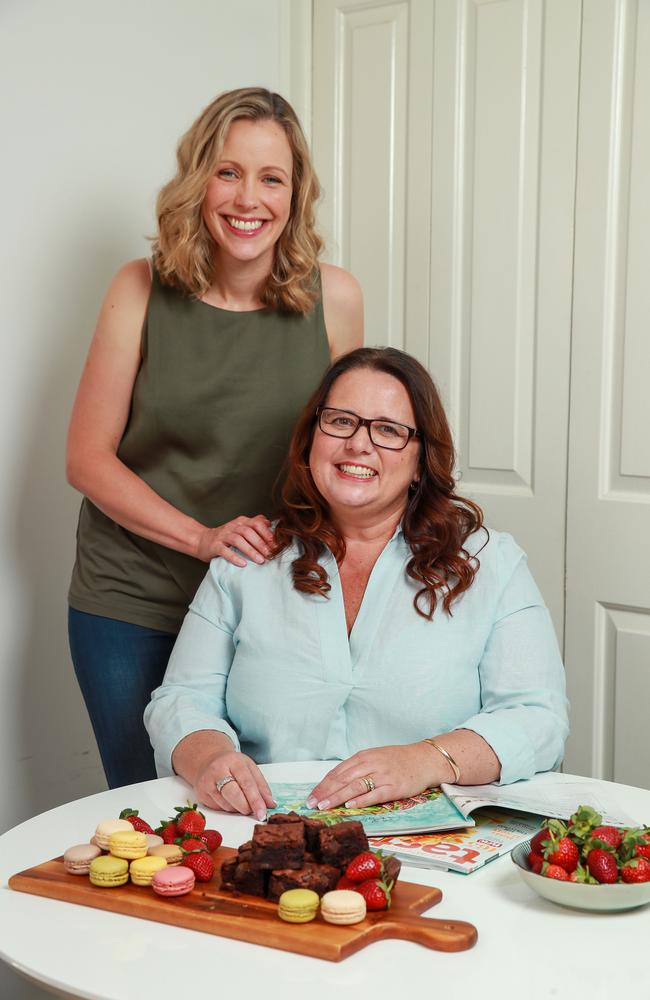 Katrina Woodman and Michelle Southan are the Aussie cooks who own dinner time. Picture: Justin Lloyd