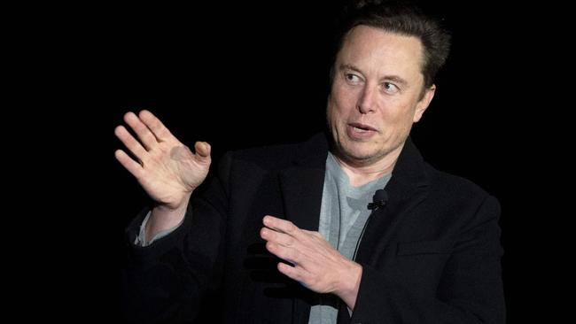 Elon Musk has gone rogue with a series of bizarre posts to Twitter following his purchase of the website. Picture: JIM WATSON/AFP