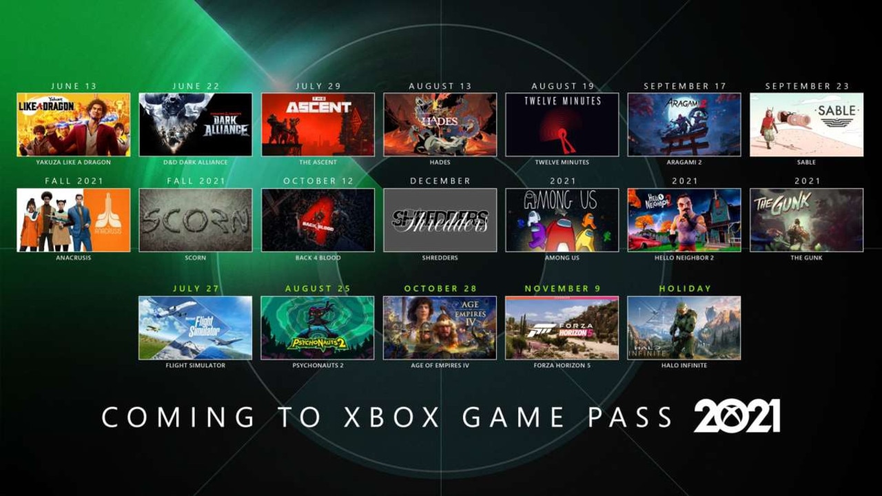 Microsoft has a big line-up of games launching on it Games Pass subscription platform in 2021.