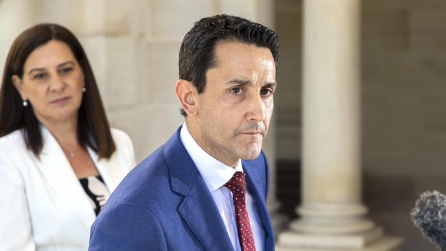 Premier David Crisafulli at Parliament House, Brisbane, Tuesday, May 21, 2025 - Picture: Richard Walker