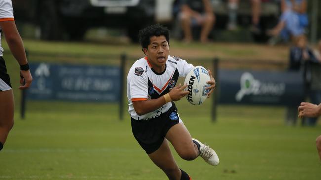 Photos from the Macarthur Wests Tigers v North Coast Bulldogs clash, round two of the Andrew Johns Cup at Kirkham Oval, Camden, 10 February 2024. Picture: Warren Gannon Photography