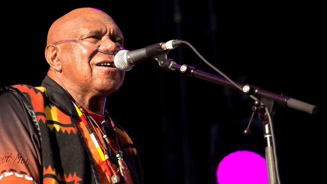 Archie Roach playing at Womadelaide. Picture: Rob Sferco