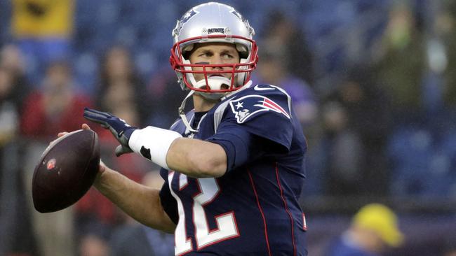 Quarterback Tom Brady leads the New England Patriots offense. Picture: AP