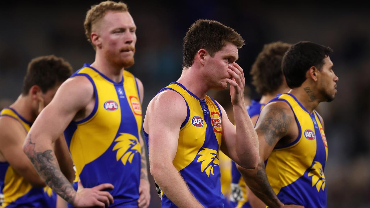 The Eagles were embarrassed in their record Western Derby defeat. Picture: Paul Kane