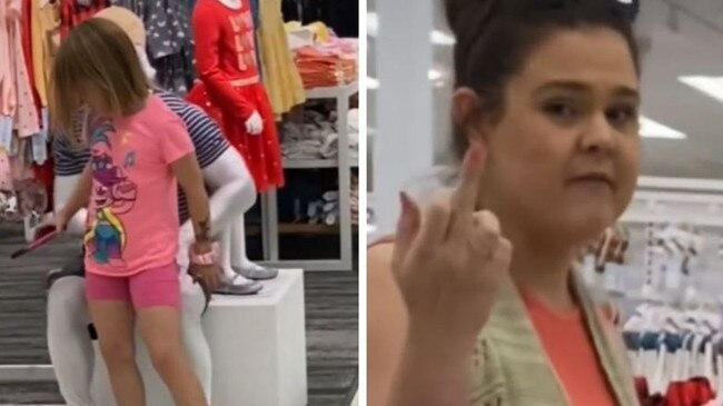 A little girl was shocked and her mum was left furious after a TikTok prank went wrong. Picture: TikTok/tugreckless