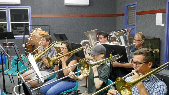 CSB Trombones - Chris Arnold, Pauline Holbeck, Alive Everitt, Dave Maurer; Tubas - Cameron Gough, and Michael McCabe. Picture: contributed