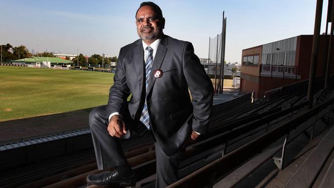 Former Essendon footy club great Michael Long at Essendon Footy Club , Windy Hill. Long is key figure in the Journey to Recognition.