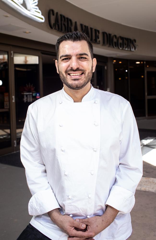 Former Black Chef Dany Karam at Cabra-Vale Diggers, where he has taken on the role of culinary ambassador. Picture: Julian Andrews