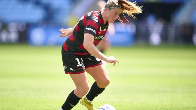 Australian captain. Sheridan Gallagher of the Wanderers during the round six A-League Women's match between Sydney FC and Western Sydney Wanderers at Allianz Stadium, on December 24, 2022, in Sydney, Australia. (Photo by Brett Hemmings/Getty Images)