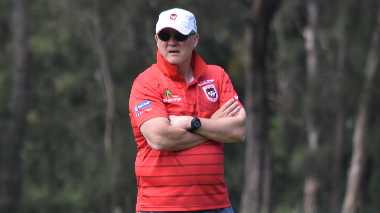 Coach Anthony Griffin will be under pressure if the Dragons start slowly in 2022. Picture: Dragons Media