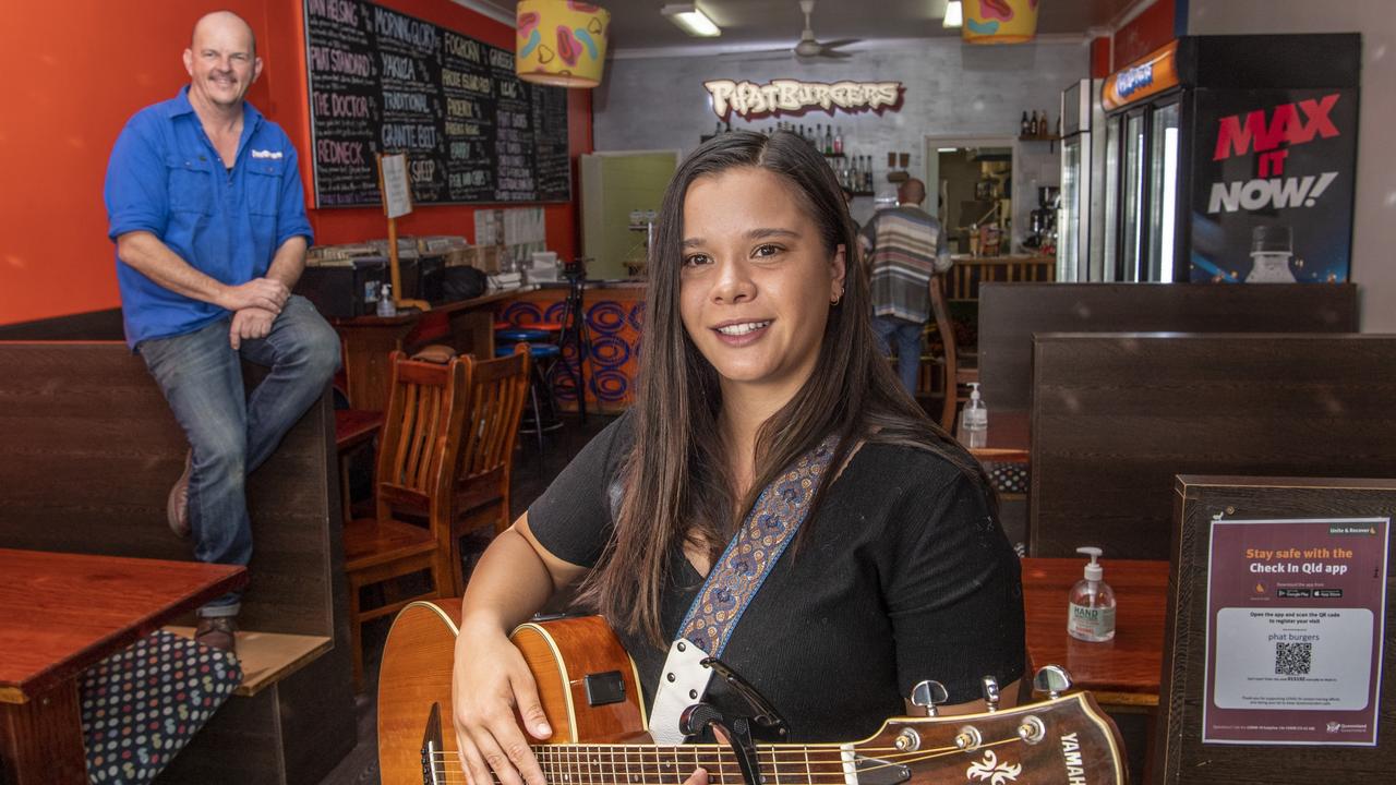 Richard May-Steers and Vanessa Miiller welcome the return of Phat Garage at Phat Burgers this weekend. Picture: Nev Madsen.