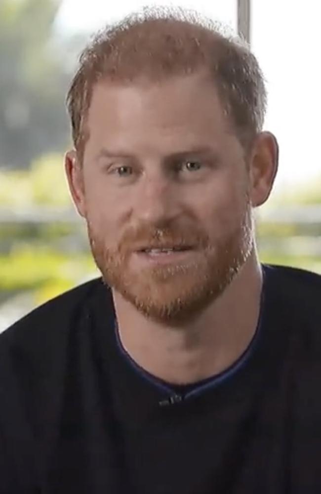Prince Harry gives an address for BetterUp, in his first official appearance in 2022.