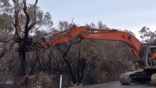 Removing danger following a bushfire