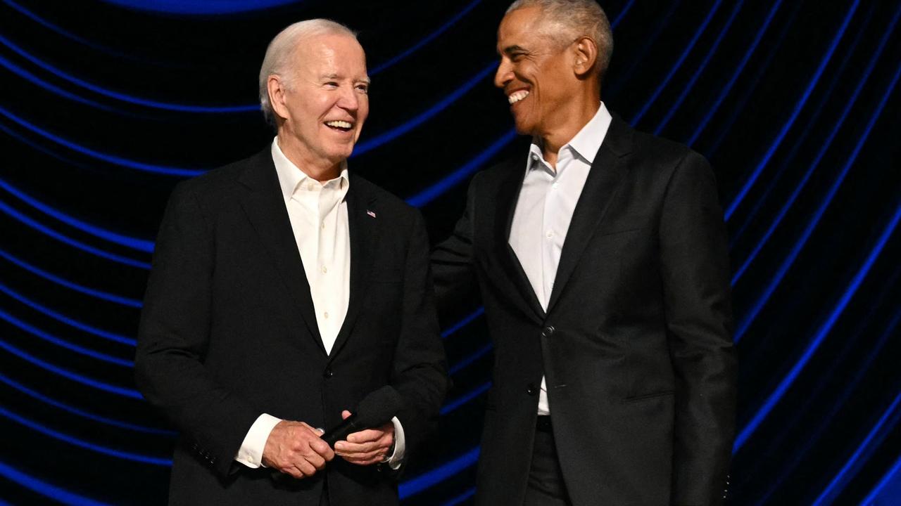 Joe Biden and Barack Obama. Picture: Mandel Ngan/AFP