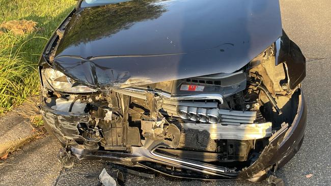 Two officers sent to hospital after Queensland emergency services called to crash in Arundel. Photo: Supplied