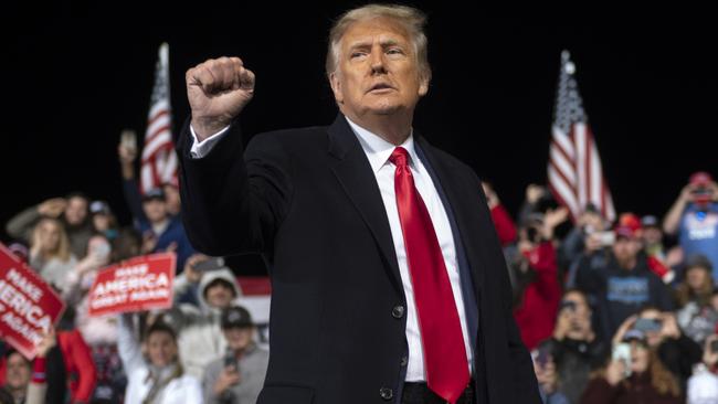 Former US president Donald Trump at a Republican rally last December. Picture: AFP