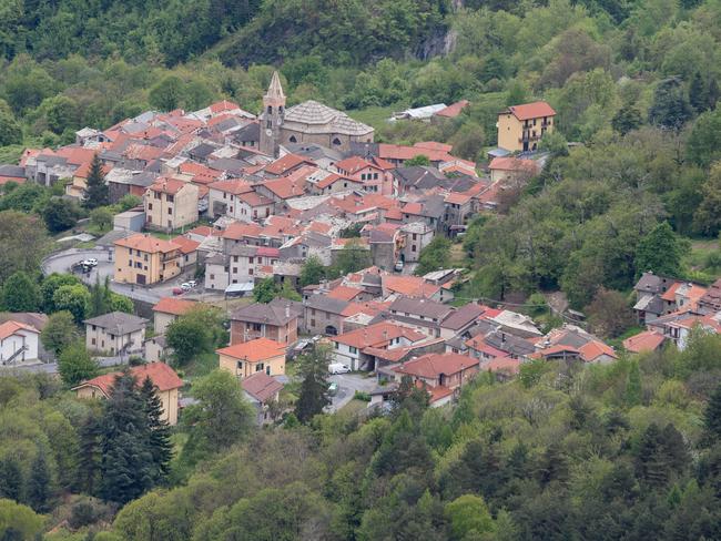 Italy. Province of Imperia. Ancient village Mendatica