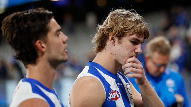 Jason Horne-Francis has endured a frustrating debut season with North Melbourne. Picture: Getty