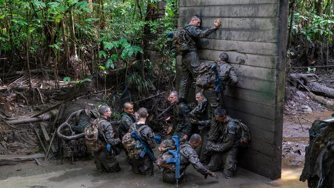 Participants spend weeks in the Amazon rainforest over the gruelling nine-week course. Picture: Facebook