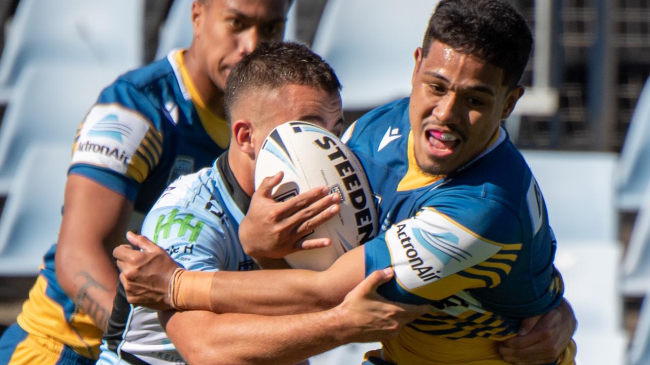 Parramatta demolished Cronulla. Picture: Monique Harmer