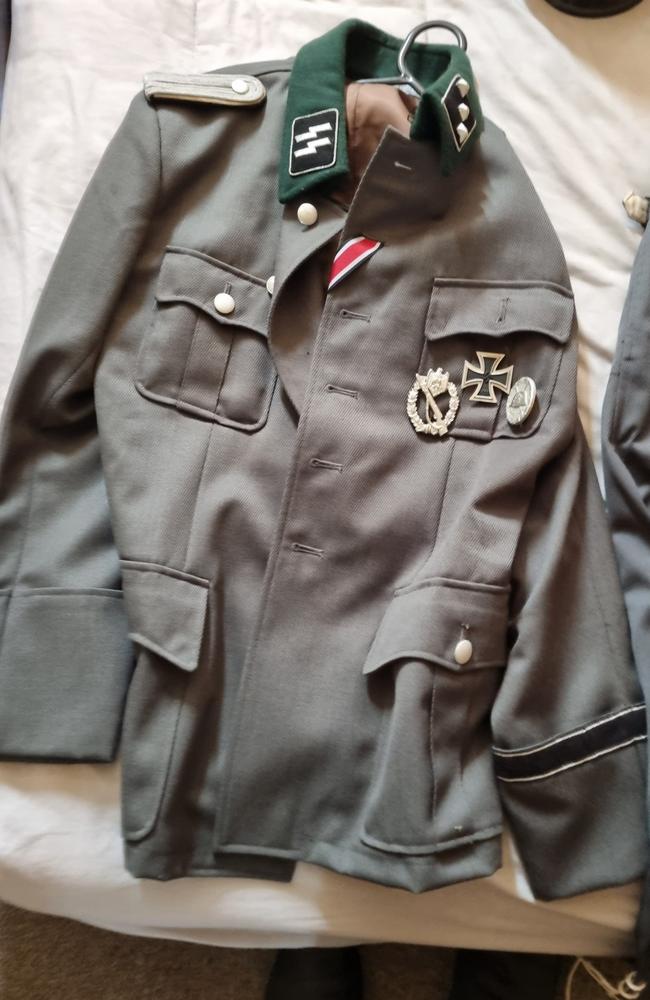 One of the uniforms seized by police. Picture: Queensland Police