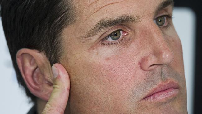 Manly's coach Trent Barrett has the endorserment of owner Scott Penn. Picture: Jenny Evans