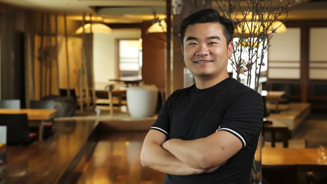 William Liu is the managing director of the company behind Sono Restaurant and the Motto Motto chain. Picture: Mark Cranitch