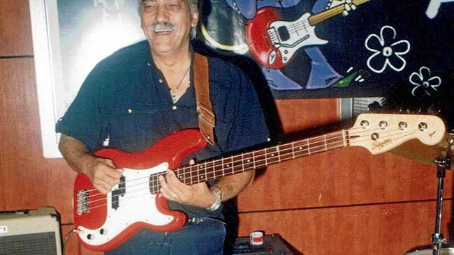 Ray Norman has played bass guitar for six decades. Picture: -