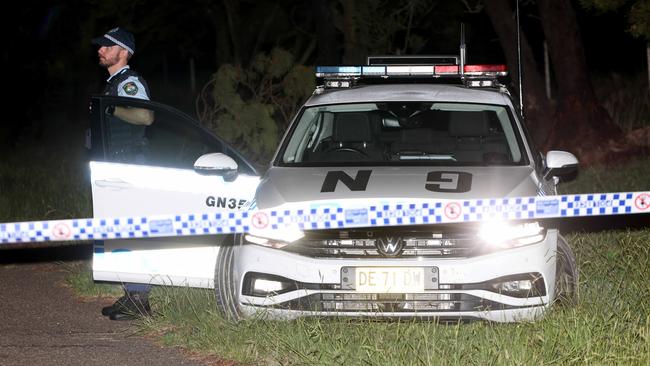 Police established a crime scene at at Hazelton Road, Bungonia. Picture: Damian Shaw/ NCA NewsWire