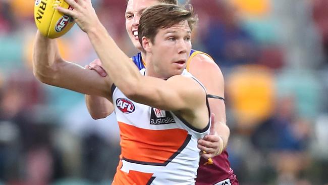 Toby Greene is among a number of gun Giants who could all be back in the side in time for the Battle of the Bridge. Picture: Getty Images