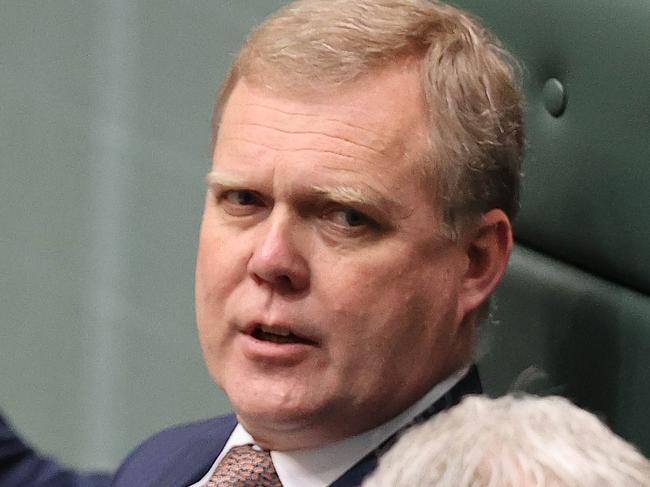 CANBERRA, AUSTRALIA NewsWire Photos AUGUST 26, 2021The Speaker of the House spoke with Peter Dutton and Tony Burke after the outburst by LaborÃ¢â¬â¢s Julian Hill during Question Time in the House of Representatives in Parliament House Canberra. Picture: NCA NewsWire / Gary Ramage