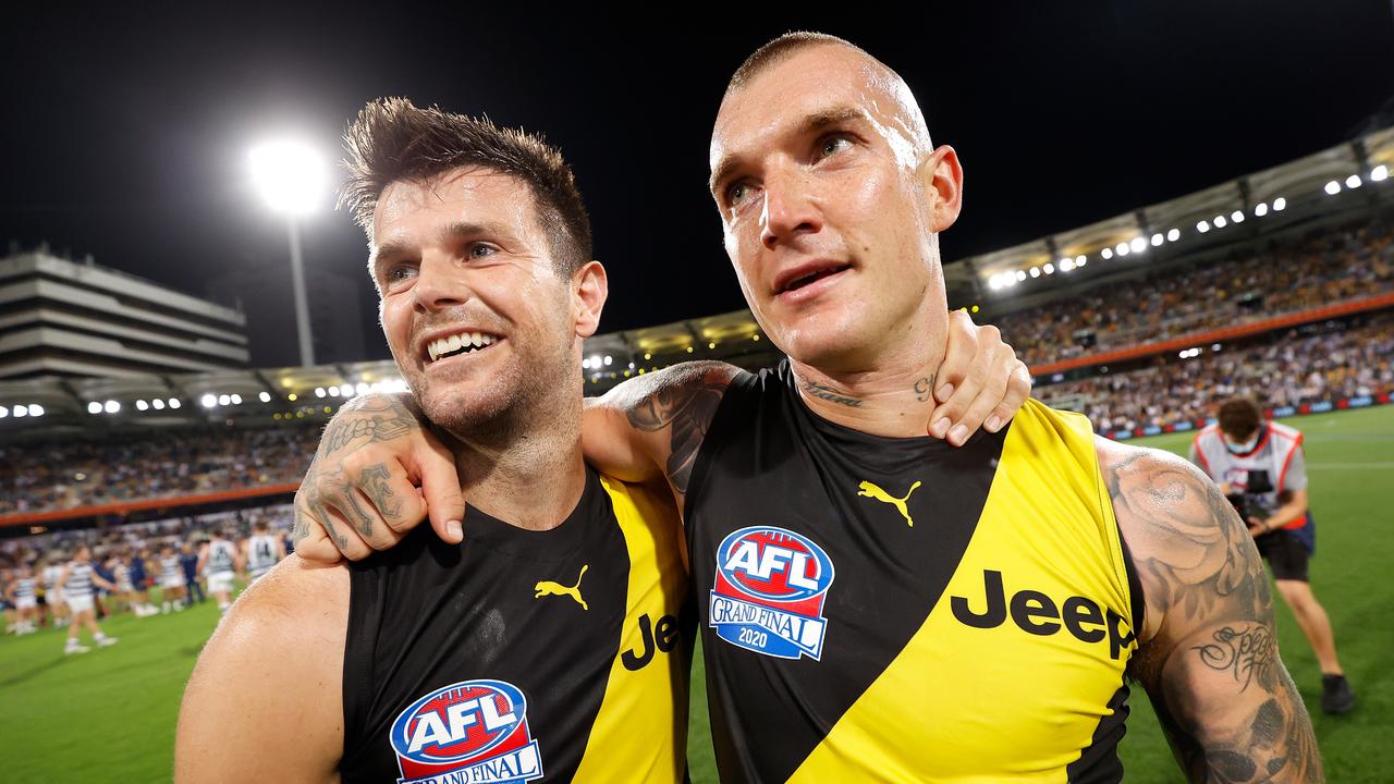 Dusty as captain? Mick McGuanes believes it’s the right call. Picture: Michael Willson/AFL Photos via Getty Images