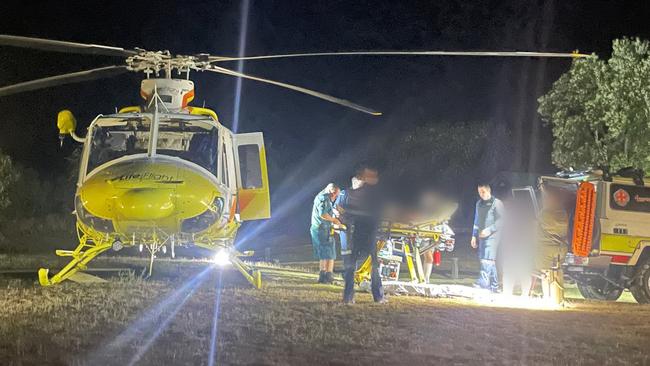 A teenage boy was flown to Hervey Bay Hospital overnight after being bitten by a snake at Kâ&#128;&#153;gari, on Tuesday, October 8, 2024.