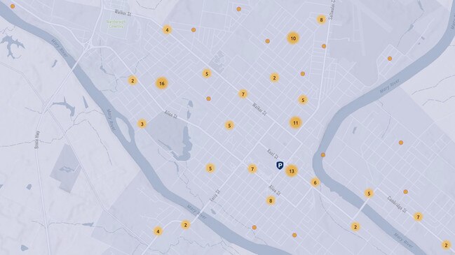 The Maryborough 4650 postcode had 189 unlawful entry offences in the past six months.