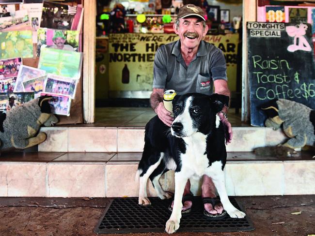 Paddy Moriarty was last seen leaving Larrimah’s pub in December 2017. Pic: Helen Orr