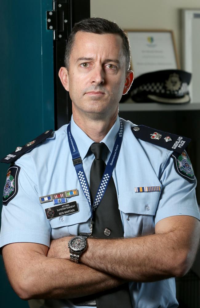 State Domestic, Family Violence and Vulnerable Persons Command Acting Superintendent Ben Martain. Picture: Steve Pohlner