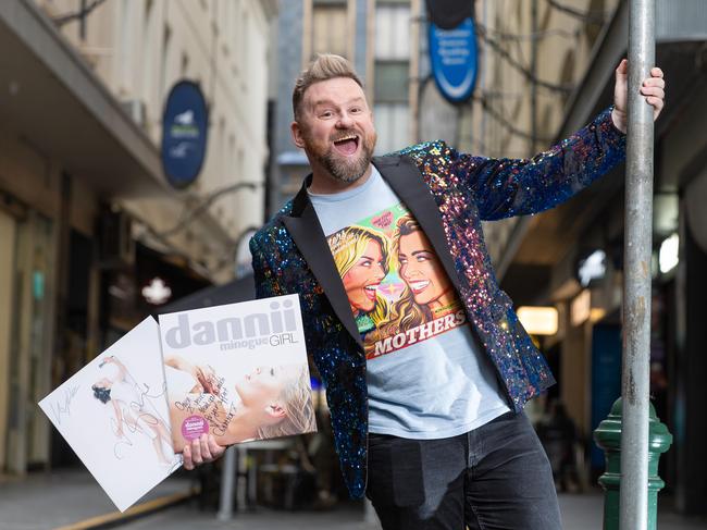Kylie and Dannii Minogue superfan Owen Lambourn says the petition is ‘long overdue’. Picture: Jason Edwards
