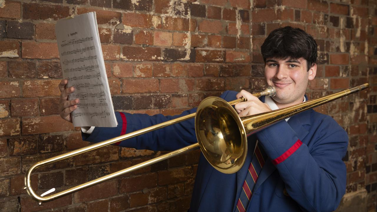 Thomas St Clair-Holmes of Downlands College after competing in a solo section of the 78th City of Toowoomba Eisteddfod at The Empire, Saturday, July 27, 2024. Picture: Kevin Farmer