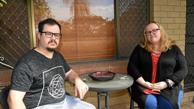 NOT AN ISOLATED PROBLEM: Maryborough residents Paul and Zoe Jarrett say the crime problem in town is getting worse due to a combination of factors from the jail, unemployment rates and low socio-economic status. But both say it's not isolated to Maryborough. Picture: Blake Antrobus