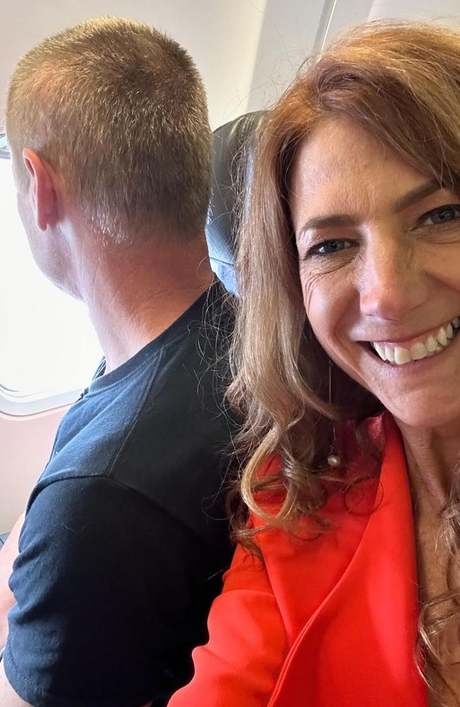Radio host Robin Bailey soft-launches her relationship with her new boyfriend during a tropical getaway, without showing his face. Picture: Instagram